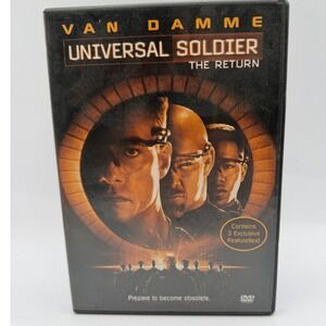 Universal Soldier The Return DVD Jean-Claude Van Damme Action Movie Full Screen